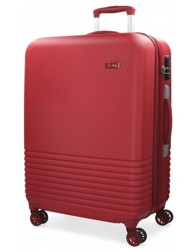 TROLLEY ABS 80CM.4R.RIDE ROJO